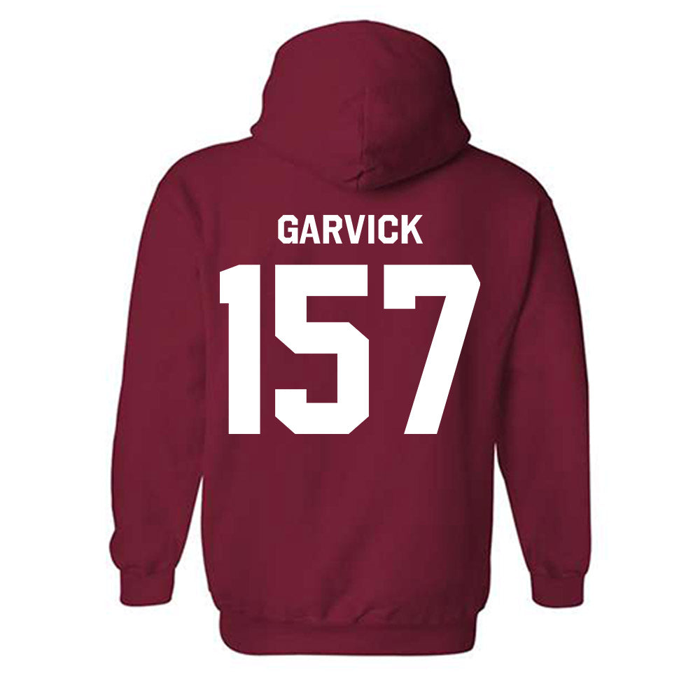 Indiana - NCAA Wrestling : Ryan Garvick - Classic Shersey Hooded Sweatshirt-1