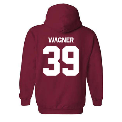 Indiana - NCAA Baseball : Nash Wagner - Classic Shersey Hooded Sweatshirt-1