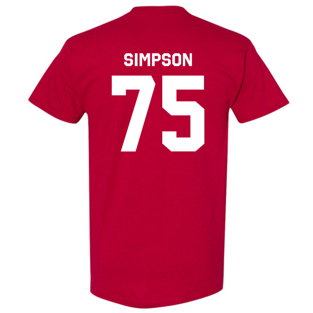 Indiana - NCAA Football : Sam Simpson - Classic Shersey T-Shirt-1