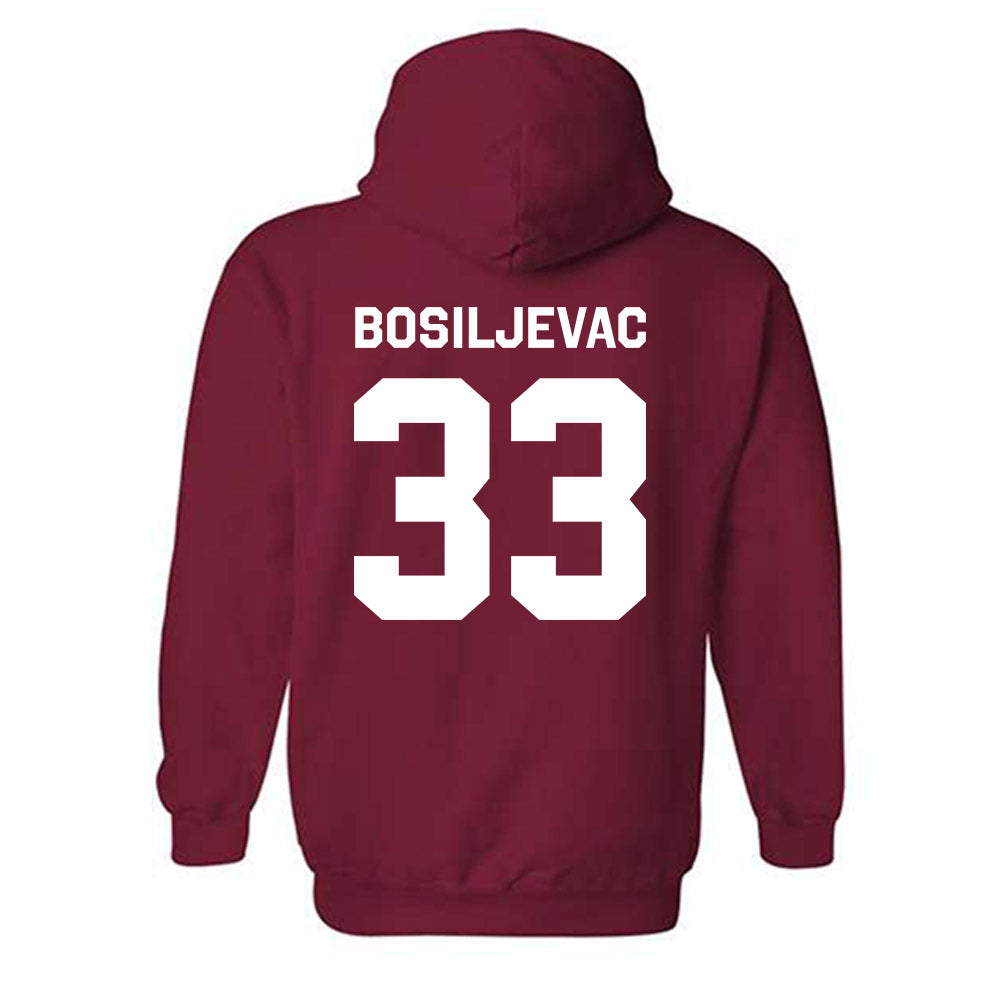 Indiana - NCAA Softball : Bria Bosiljevac - Classic Shersey Hooded Sweatshirt-1