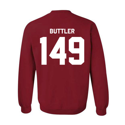 Indiana - NCAA Wrestling : Joey Buttler - Classic Shersey Crewneck Sweatshirt-1