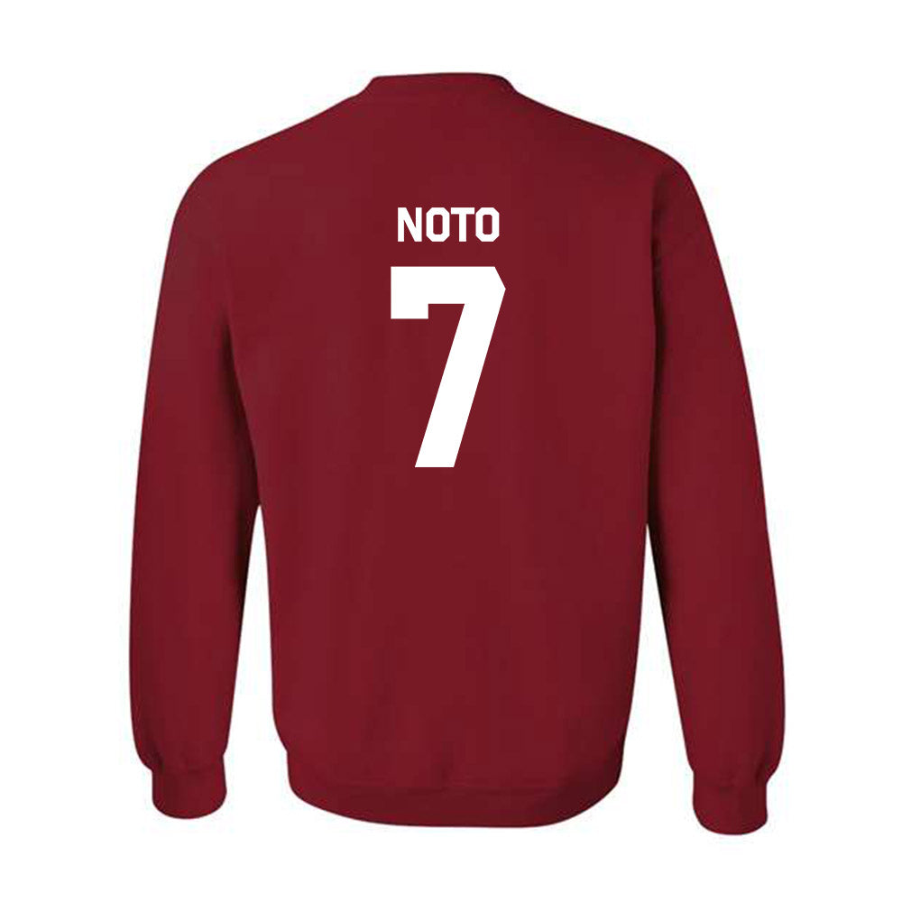 Indiana - NCAA Baseball : Mateo Noto - Classic Shersey Crewneck Sweatshirt-1