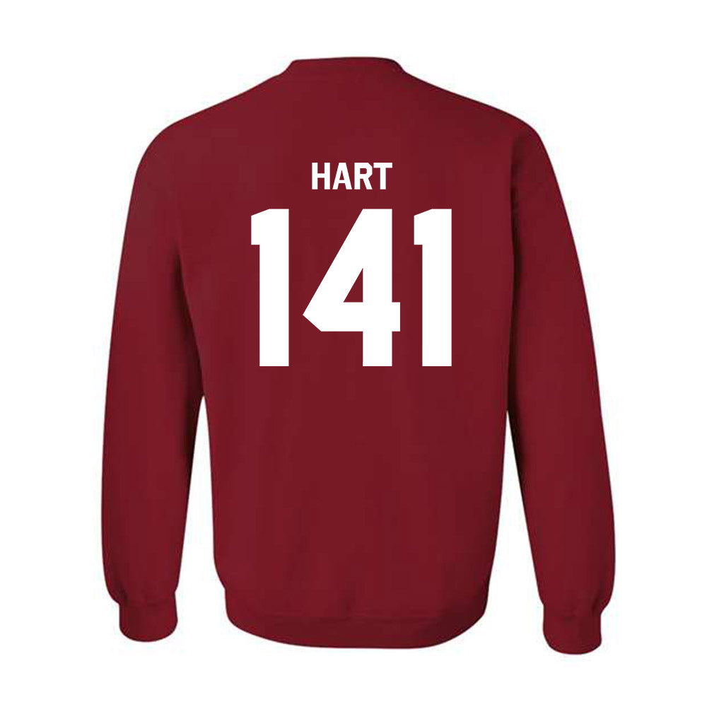 Indiana - NCAA Wrestling : Matt Hart - Classic Shersey Crewneck Sweatshirt-1