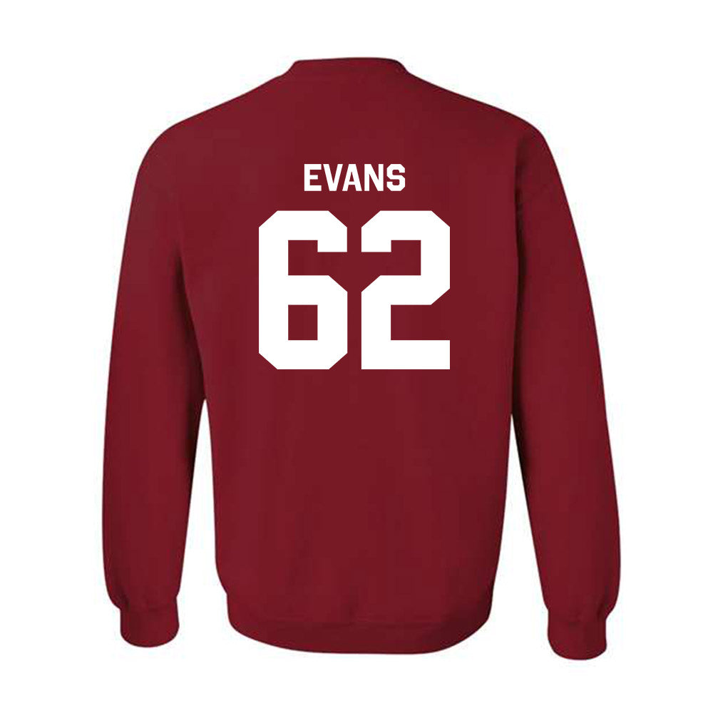 Indiana - NCAA Football : Drew Evans - Classic Shersey Crewneck Sweatshirt-1
