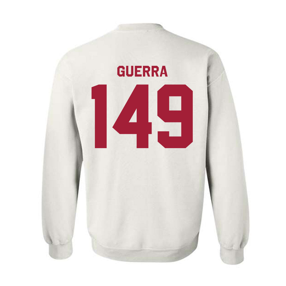 Indiana - NCAA Wrestling : Tyler Guerra - Classic Shersey Crewneck Sweatshirt-1