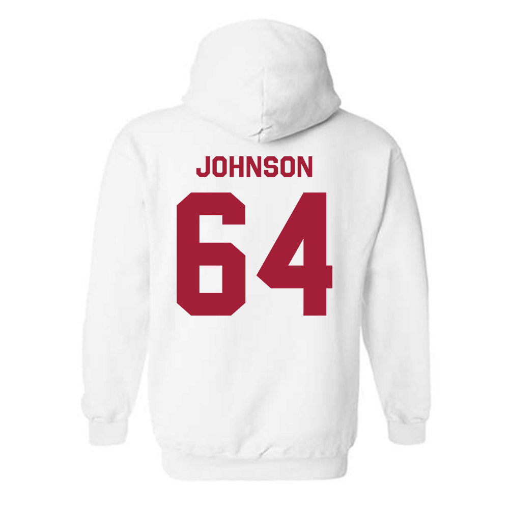 Indiana - NCAA Football : Chance Johnson - Classic Shersey Hooded Sweatshirt-1