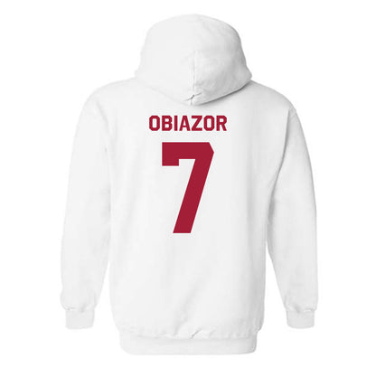 Indiana - NCAA Football : Chiddi Obiazor - Classic Shersey Hooded Sweatshirt-1