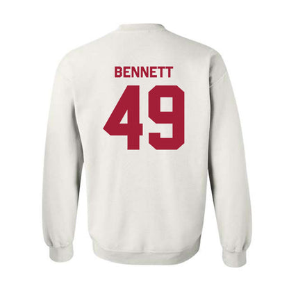 Indiana - NCAA Baseball : Eli Bennett - Classic Shersey Crewneck Sweatshirt-1