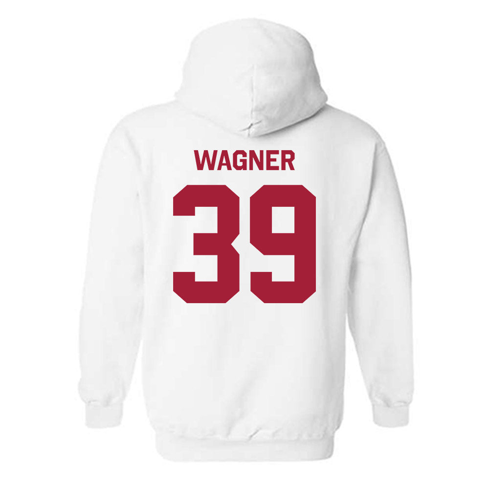 Indiana - NCAA Baseball : Nash Wagner - Classic Shersey Hooded Sweatshirt-1