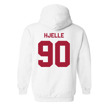 Indiana - NCAA Football : Joe Hjelle - Classic Shersey Hooded Sweatshirt-1