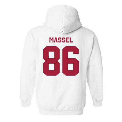 Indiana - NCAA Football : Bruno Massel - Classic Shersey Hooded Sweatshirt-1