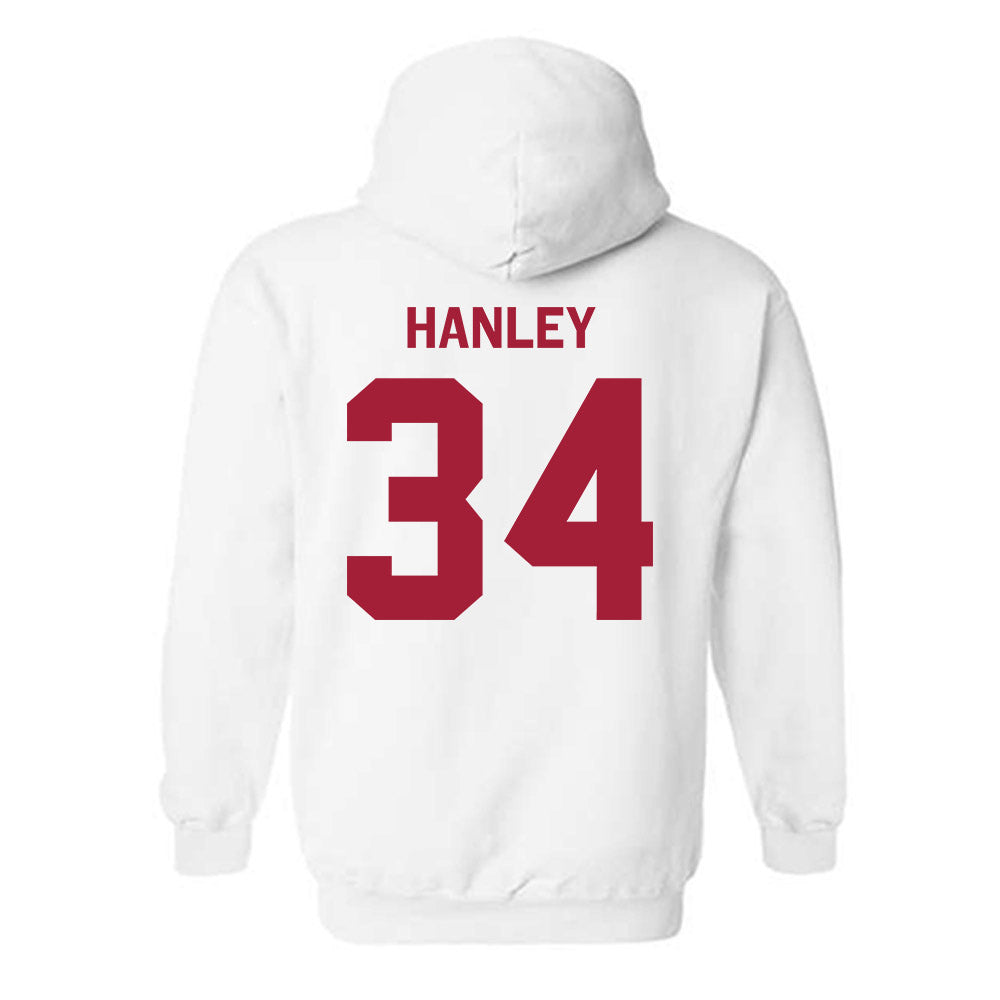 Indiana - NCAA Baseball : Jake Hanley - Classic Shersey Hooded Sweatshirt-1