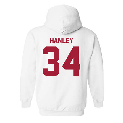 Indiana - NCAA Baseball : Jake Hanley - Classic Shersey Hooded Sweatshirt-1