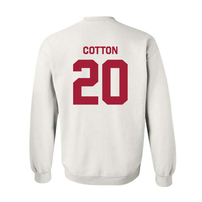 Indiana - NCAA Baseball : Logan Cotton - Classic Shersey Crewneck Sweatshirt-1