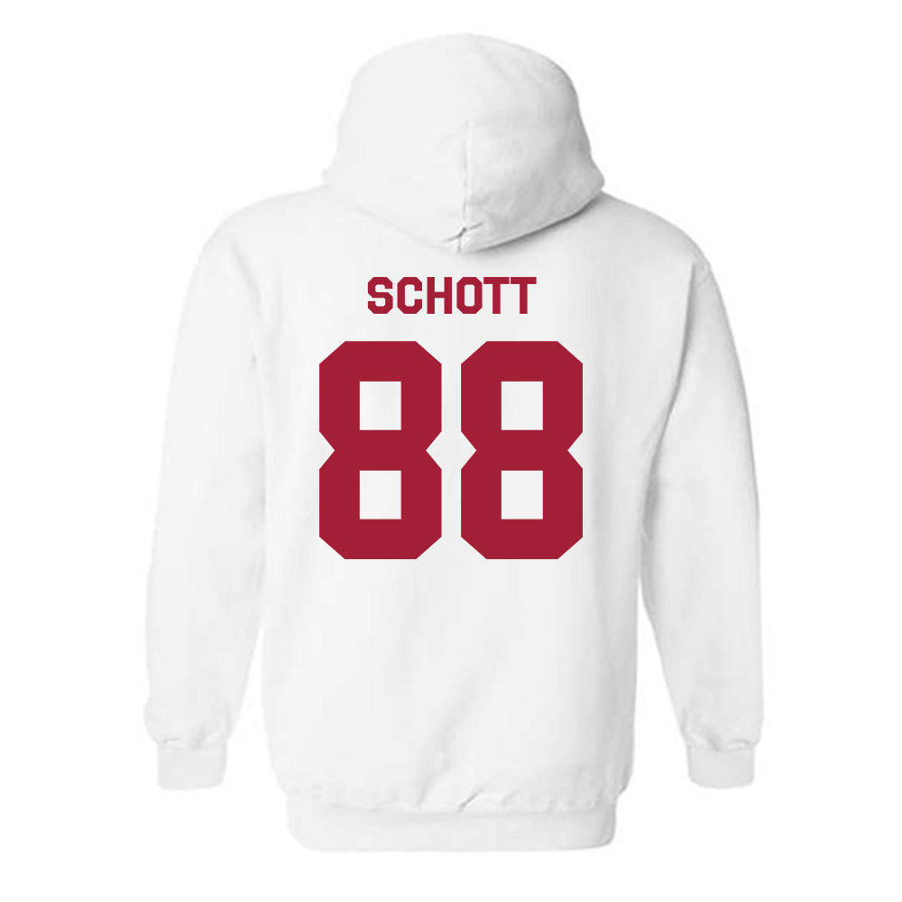 Indiana - NCAA Football : Brock Schott - Classic Shersey Hooded Sweatshirt-1