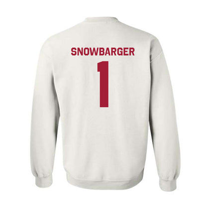 Indiana - NCAA Women's Volleyball : Sara Snowbarger - Classic Shersey Crewneck Sweatshirt-1