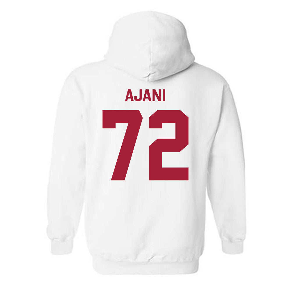 Indiana - NCAA Football : Adedamola Ajani - Classic Shersey Hooded Sweatshirt-1