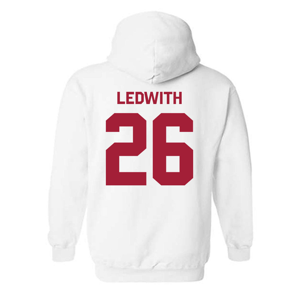 Indiana - NCAA Women's Soccer : Maggie Ledwith - Classic Shersey Hooded Sweatshirt-1