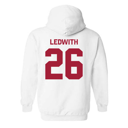 Indiana - NCAA Women's Soccer : Maggie Ledwith - Classic Shersey Hooded Sweatshirt-1