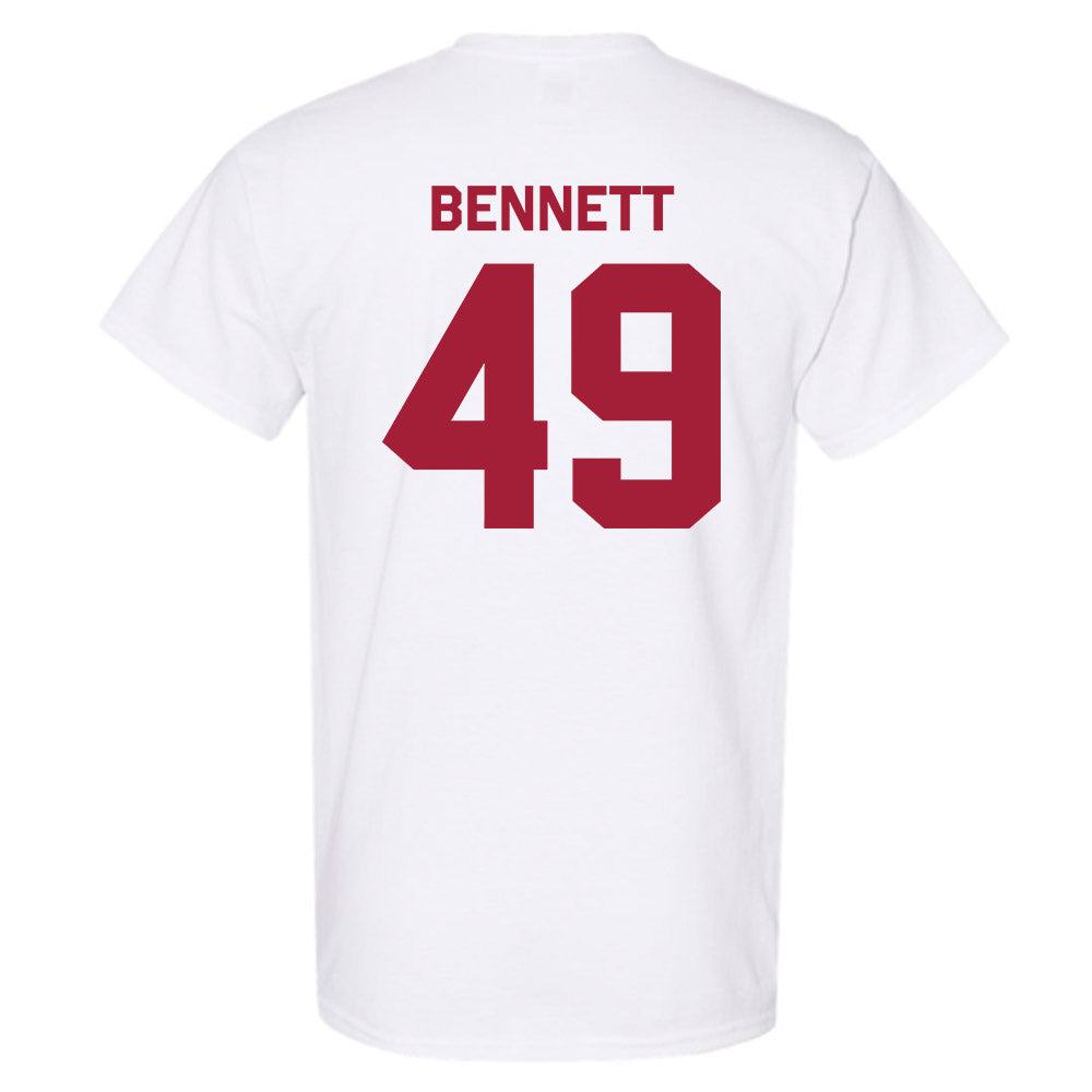 Indiana - NCAA Baseball : Eli Bennett - Classic Shersey T-Shirt-1