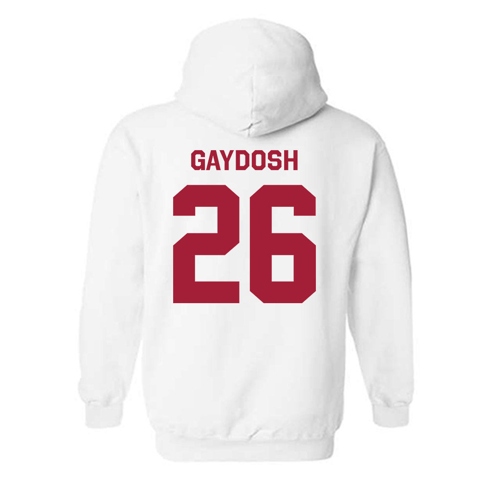 Indiana - NCAA Men's Soccer : Drew Gaydosh - Classic Shersey Hooded Sweatshirt-1