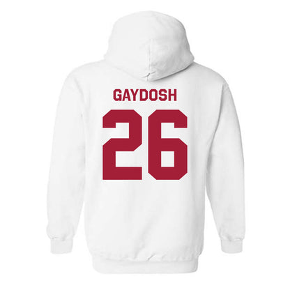 Indiana - NCAA Men's Soccer : Drew Gaydosh - Classic Shersey Hooded Sweatshirt-1