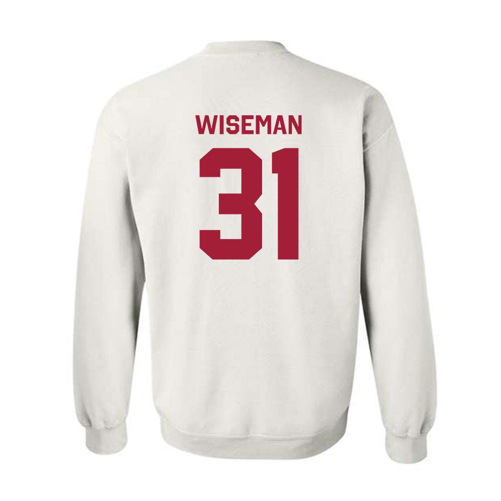 Indiana - NCAA Women's Basketball : Faith Wiseman - Classic Shersey Crewneck Sweatshirt-1