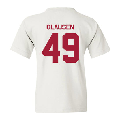 Indiana - NCAA Football : Drew Clausen - Classic Shersey Youth T-Shirt-1