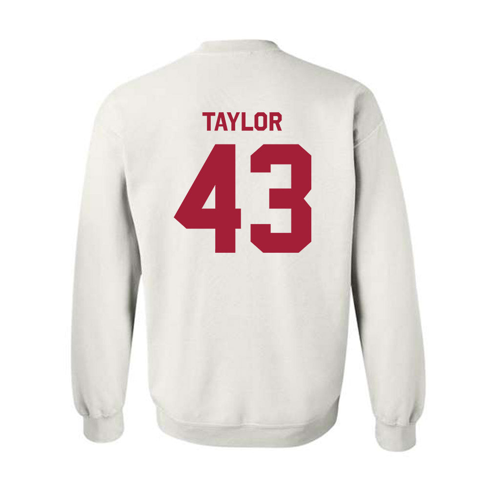 Indiana - NCAA Football : Bryce Taylor - Classic Shersey Crewneck Sweatshirt-1