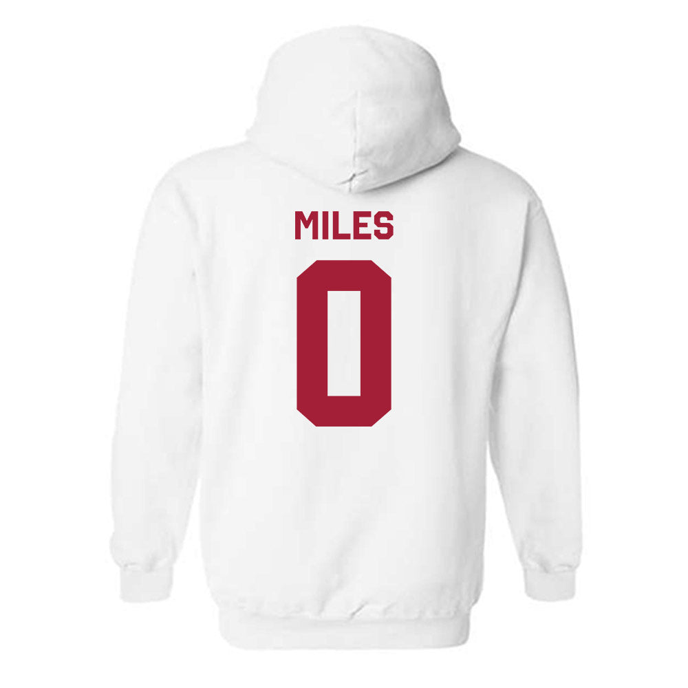 Indiana - NCAA Men's Basketball : Jasai Miles - Classic Shersey Hooded Sweatshirt-1