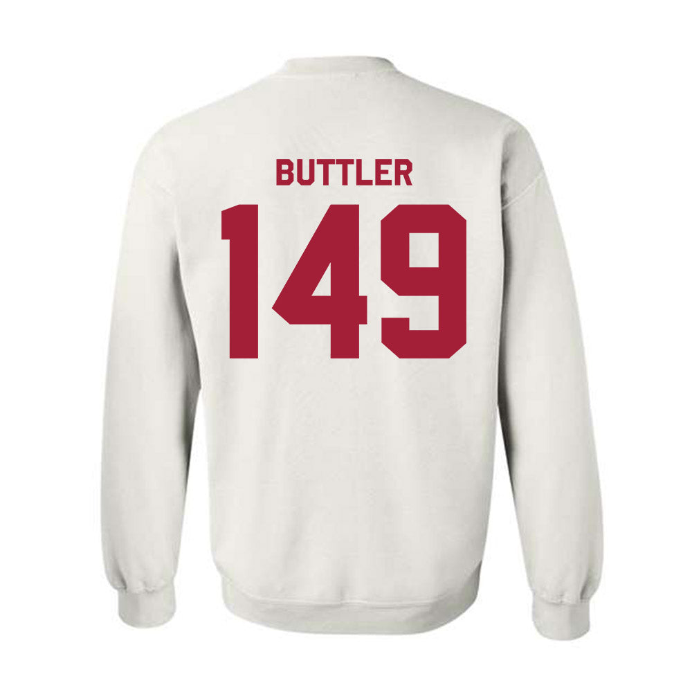 Indiana - NCAA Wrestling : Joey Buttler - Classic Shersey Crewneck Sweatshirt-1