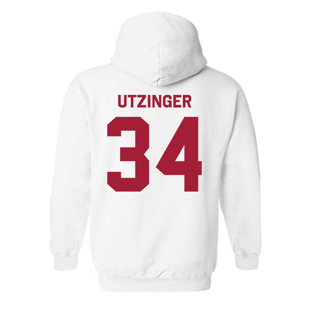 Indiana - NCAA Football : Jeffrey Utzinger - Classic Shersey Hooded Sweatshirt-1