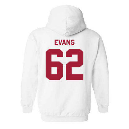 Indiana - NCAA Football : Drew Evans - Classic Shersey Hooded Sweatshirt-1