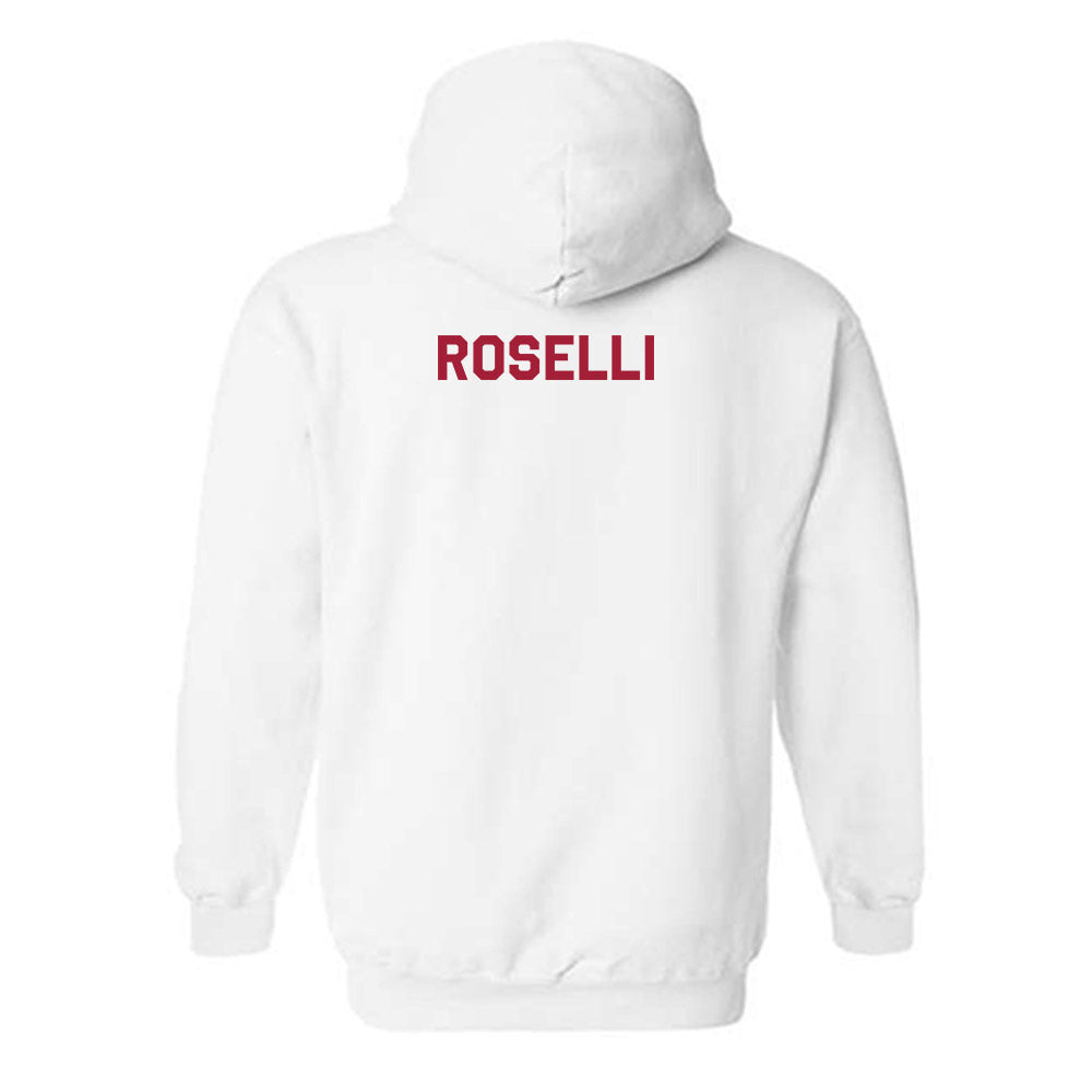 Indiana - NCAA Women's Swimming & Diving : Ella Roselli - Classic Shersey Hooded Sweatshirt-1
