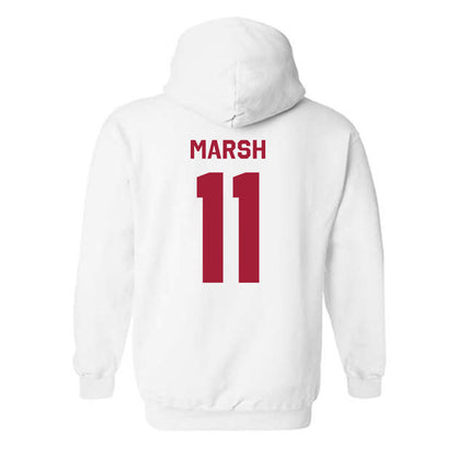 Indiana - NCAA Football : Nick Marsh - Classic Shersey Hooded Sweatshirt-1