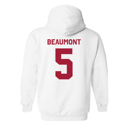 Indiana - NCAA Women's Basketball : Lenee Beaumont - Classic Shersey Hooded Sweatshirt-1