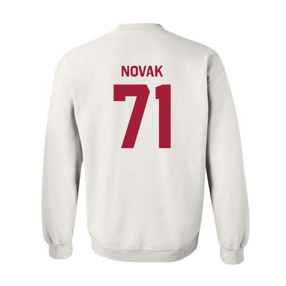 Indiana - NCAA Football : Benjamin Novak - Classic Shersey Crewneck Sweatshirt-1