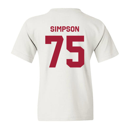 Indiana - NCAA Football : Sam Simpson - Classic Shersey Youth T-Shirt-1