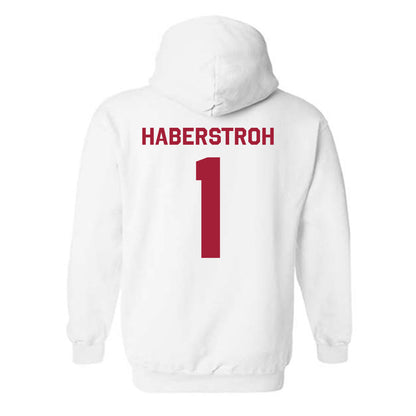 Indiana - NCAA Softball : Hannah Haberstroh - Classic Shersey Hooded Sweatshirt-1