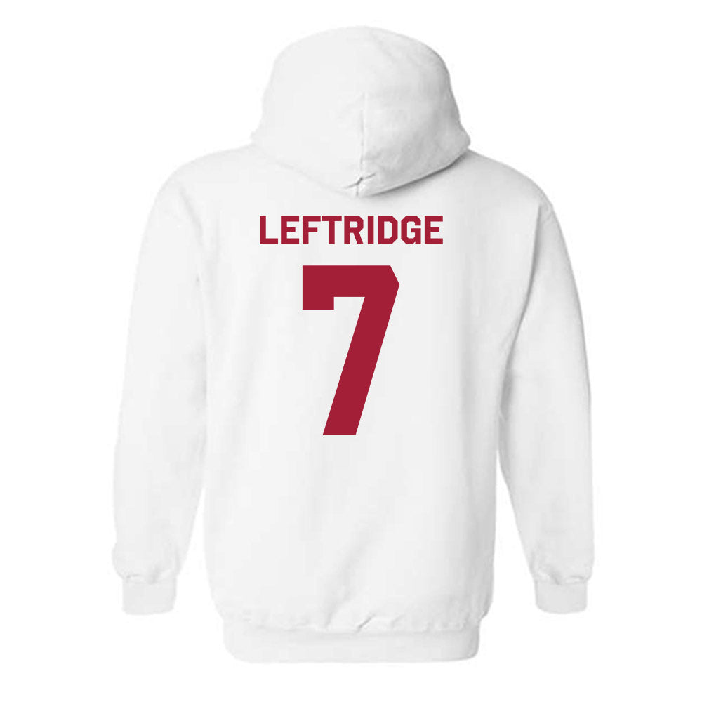 Indiana - NCAA Women's Volleyball : Hannah Leftridge - Classic Shersey Hooded Sweatshirt-1