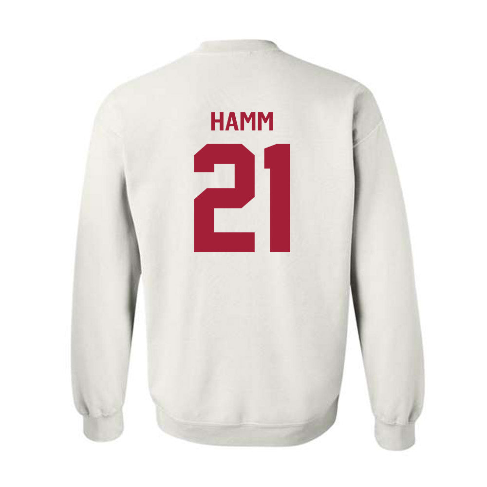Indiana - NCAA Women's Soccer : Grace Hamm - Classic Shersey Crewneck Sweatshirt-1