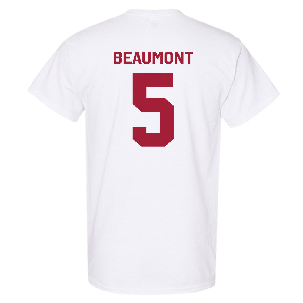 Indiana - NCAA Women's Basketball : Lenee Beaumont - Classic Shersey T-Shirt-1