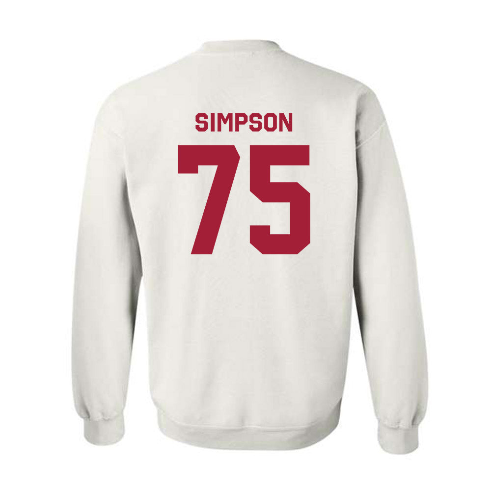 Indiana - NCAA Football : Sam Simpson - Classic Shersey Crewneck Sweatshirt-1
