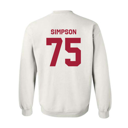 Indiana - NCAA Football : Sam Simpson - Classic Shersey Crewneck Sweatshirt-1