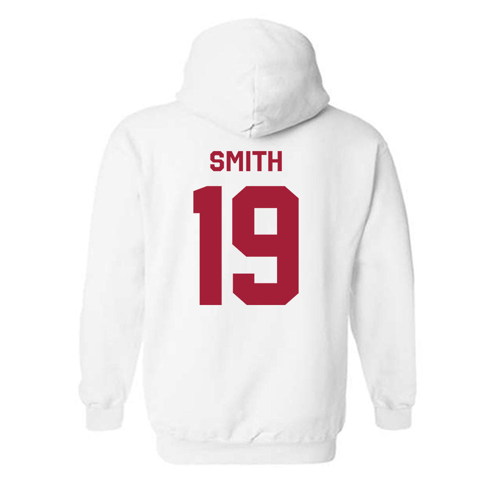 Indiana - NCAA Football : Zacharey Smith - Classic Shersey Hooded Sweatshirt-1