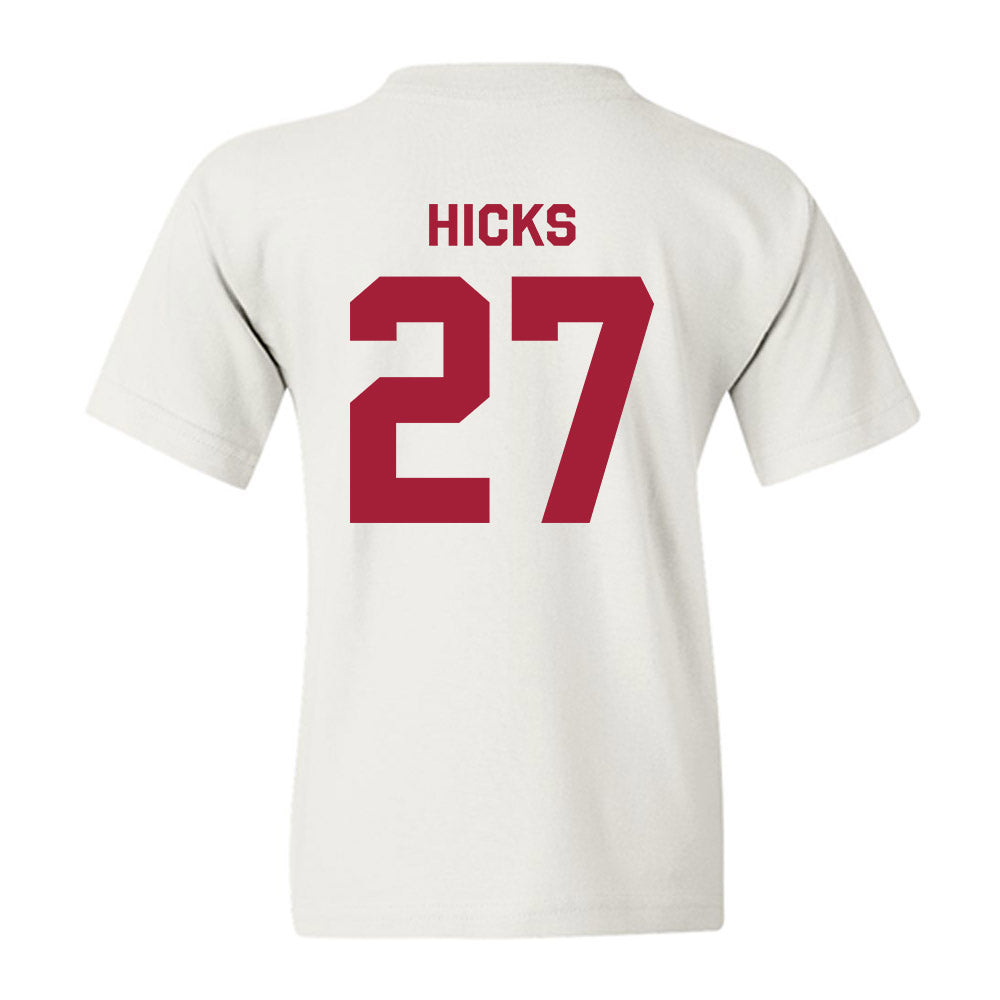 Indiana - NCAA Football : Kasmir Hicks - Classic Shersey Youth T-Shirt-1