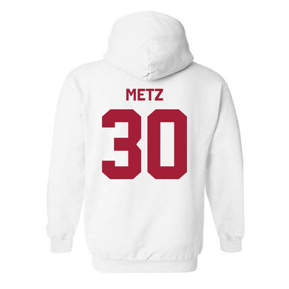 Indiana - NCAA Baseball : Blane Metz - Classic Shersey Hooded Sweatshirt-1