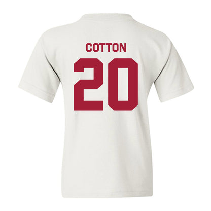 Indiana - NCAA Baseball : Logan Cotton - Classic Shersey Youth T-Shirt-1