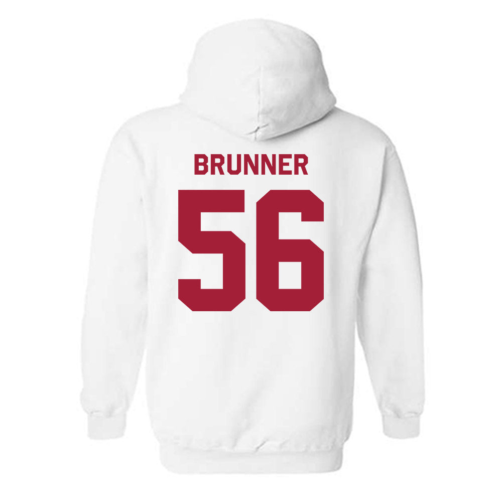 Indiana - NCAA Football : Joe Brunner - Classic Shersey Hooded Sweatshirt-1