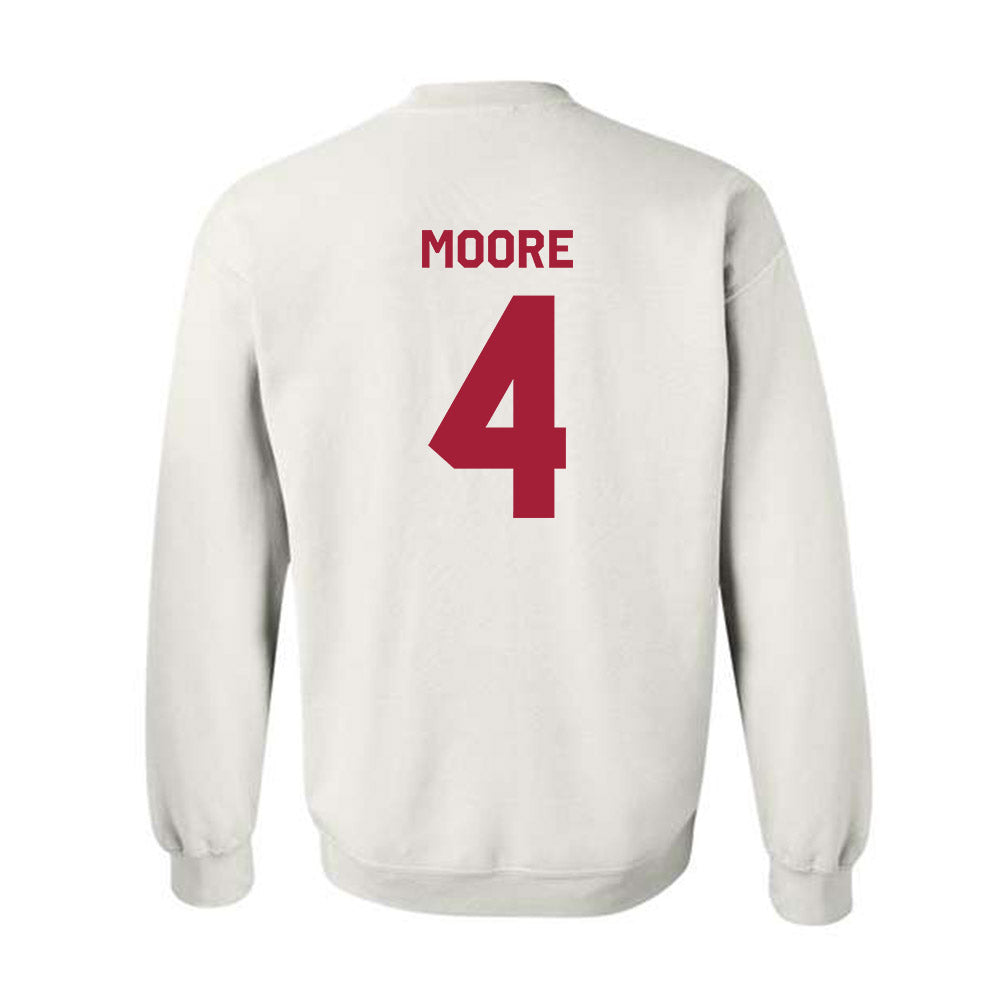 Indiana - NCAA Baseball : Will Moore - Classic Shersey Crewneck Sweatshirt-1